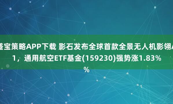 盛宝策略APP下载 影石发布全球首款全景无人机影翎A1，通用航空ETF基金(159230)强势涨1.83%